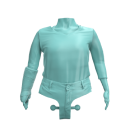 Molded plastic upper torso include arms and neck representing short stature